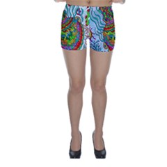 Supersonic Squid Skinny Shorts by chellerayartisans