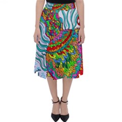 Supersonic Squid Classic Midi Skirt by chellerayartisans