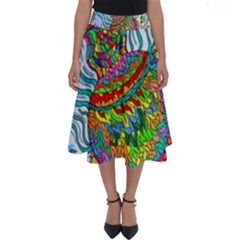 Supersonic Squid Perfect Length Midi Skirt by chellerayartisans