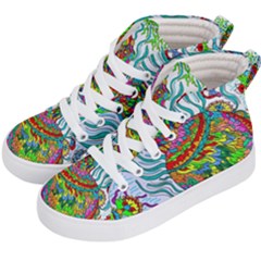 Supersonic Squid Kid s Hi-top Skate Sneakers by chellerayartisans