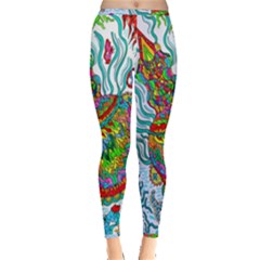 Supersonic Squid Inside Out Leggings by chellerayartisans