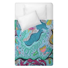 Mystic Mermaid Duvet Cover Double Side (single Size) by chellerayartisans