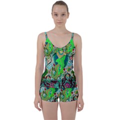 Volcanic Seahorse Tie Front Two Piece Tankini by chellerayartisans