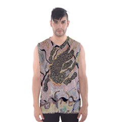 Lizard Volcano Men s Basketball Tank Top by chellerayartisans