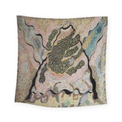 Lizard Volcano Square Tapestry (small) by chellerayartisans