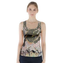 Lizard Volcano Racer Back Sports Top by chellerayartisans