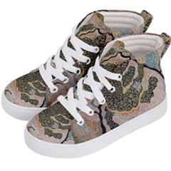 Lizard Volcano Kid s Hi-top Skate Sneakers by chellerayartisans