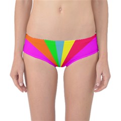 Neon Rainbow Burst Classic Bikini Bottoms by PodArtist