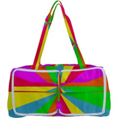 Neon Rainbow Burst Multi Function Bag	 by PodArtist