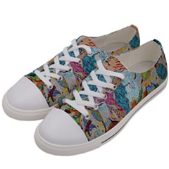 Supersonic Volcano Wizard Women s Low Top Canvas Sneakers by chellerayartisans