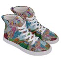 Supersonic Volcano Wizard Women s Hi-Top Skate Sneakers View3