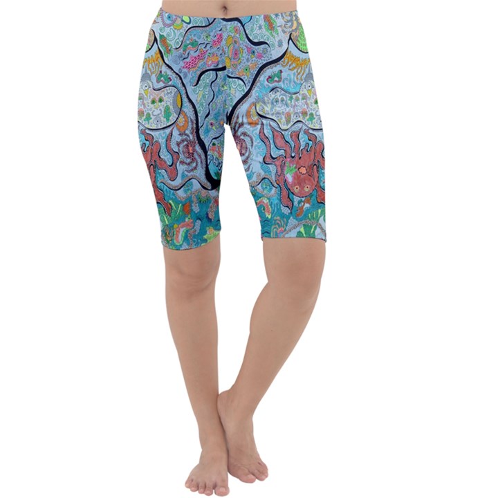 Volcano Submarine Cropped Leggings 