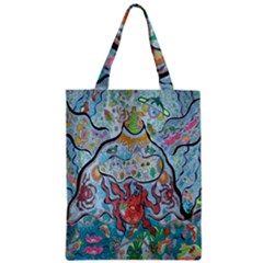 Volcano Submarine Zipper Classic Tote Bag by chellerayartisans