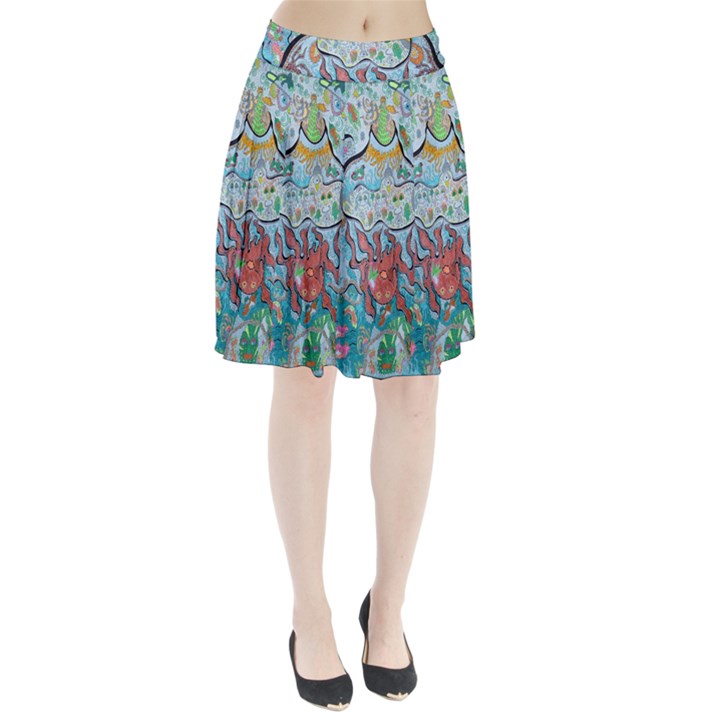 Volcano Submarine Pleated Skirt