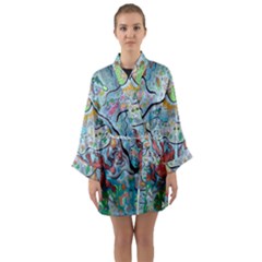 Volcano Submarine Long Sleeve Kimono Robe by chellerayartisans