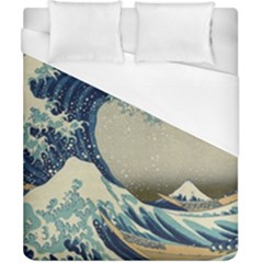 The Classic Japanese Great Wave Off Kanagawa By Hokusai Duvet Cover (california King Size) by PodArtist