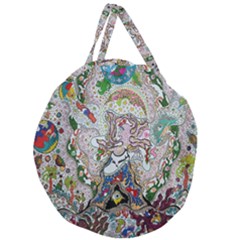 Transparent Volcano Fish Giant Round Zipper Tote by chellerayartisans