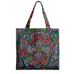 Octopusquad Zipper Grocery Tote Bag