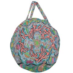 Octopusquad Giant Round Zipper Tote by chellerayartisans