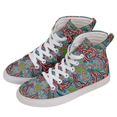 Octopusquad Women s Hi-top Skate Sneakers by chellerayartisans