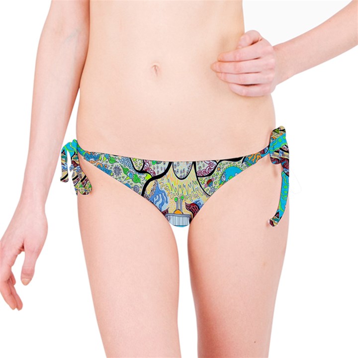 Cosmic blue submarine Bikini Bottom