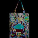 Cosmic blue submarine Zipper Classic Tote Bag View2