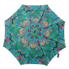 Mesmerizing Mermaid Hook Handle Umbrellas (small) by chellerayartisans