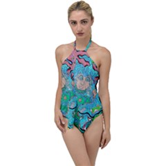 Mesmerizing Mermaid Go With The Flow One Piece Swimsuit by chellerayartisans