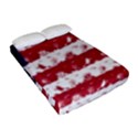 USA Flag Halloween Holiday Nightmare Stripes Fitted Sheet (Full/ Double Size) View2