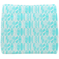 Aqua Blue Colored Waikiki Surfboards  Seat Cushion by PodArtist