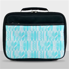 Aqua Blue Colored Waikiki Surfboards  Lunch Bag by PodArtist