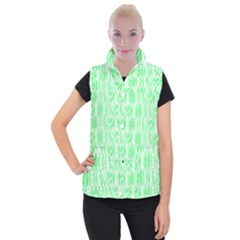 Bright Lime Green Colored Waikiki Surfboards  Women s Button Up Vest