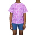 Bright Pink Colored Waikiki Surfboards  Kids  Short Sleeve Swimwear View1