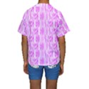 Bright Pink Colored Waikiki Surfboards  Kids  Short Sleeve Swimwear View2