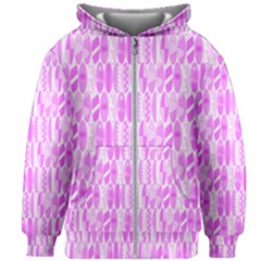 Bright Pink Colored Waikiki Surfboards  Kids Zipper Hoodie Without Drawstring by PodArtist