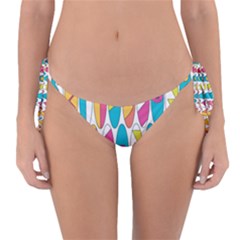 Mini Rainbow Colored Waikiki Surfboards  Reversible Bikini Bottom