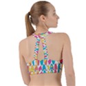 Mini Rainbow Colored Waikiki Surfboards  Sweetheart Sports Bra View2