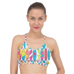 Mini Rainbow Colored Waikiki Surfboards  Basic Training Sports Bra