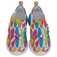 Mini Rainbow Colored Waikiki Surfboards  Velcro Strap Shoes