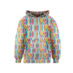 Rainbow Colored Waikiki Surfboards  Kids  Pullover Hoodie by PodArtist