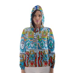 Supersonic Cosmic Submarine Hooded Windbreaker (women) by chellerayartisans