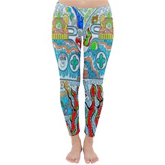 Supersonic Cosmic Submarine Classic Winter Leggings by chellerayartisans