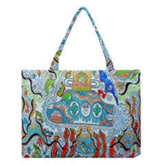 Supersonic Cosmic Submarine Medium Tote Bag by chellerayartisans