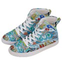 Supersonic cosmic submarine Women s Hi-Top Skate Sneakers View2