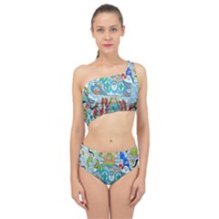 Supersonic Cosmic Submarine Spliced Up Two Piece Swimsuit by chellerayartisans