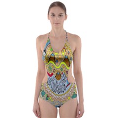 Supersonic Sun Cut-out One Piece Swimsuit by chellerayartisans