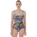 Watercolor Mermaid Sweetheart Tankini Set View1