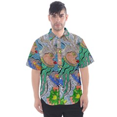 Universe Angel Men s Short Sleeve Shirt