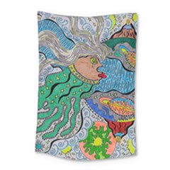 Universe Angel Small Tapestry