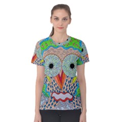 Cosmic Owl Women s Cotton Tee